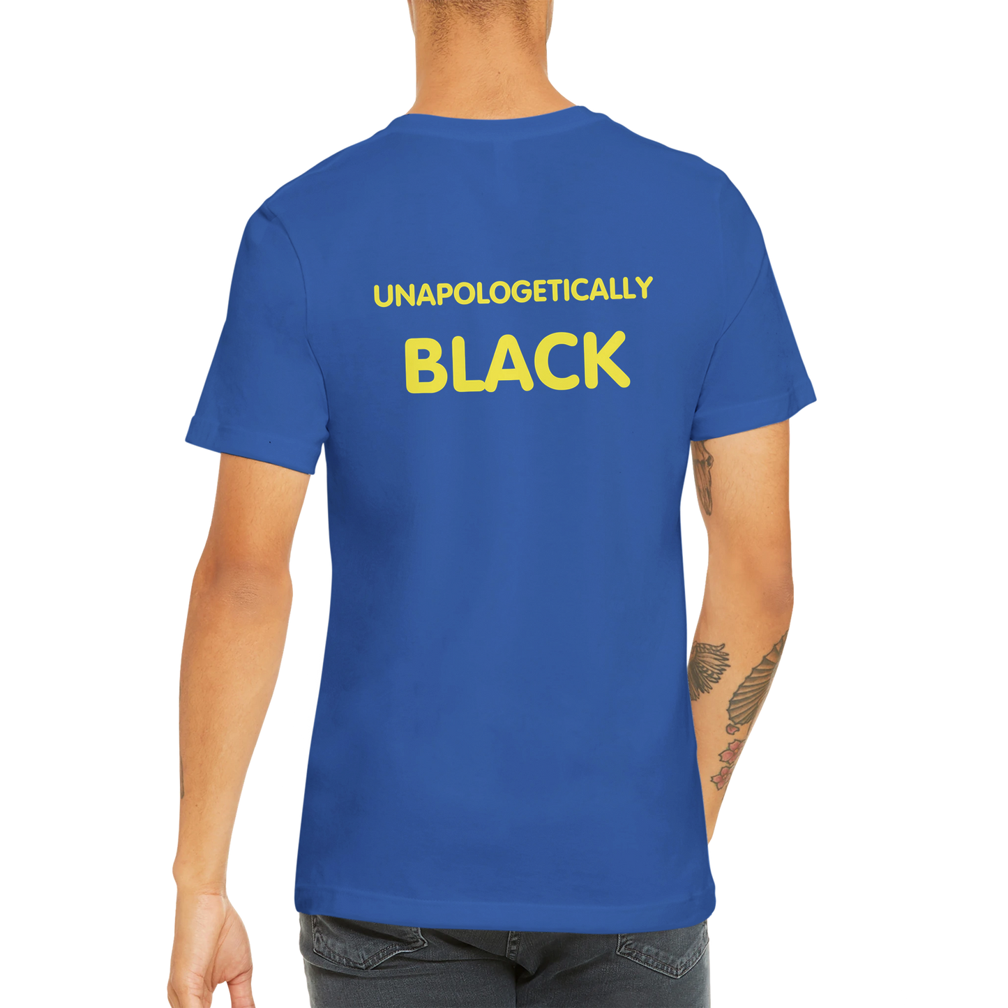 Unapologetically BLACK  - Premium Unisex Crewneck T-shirt