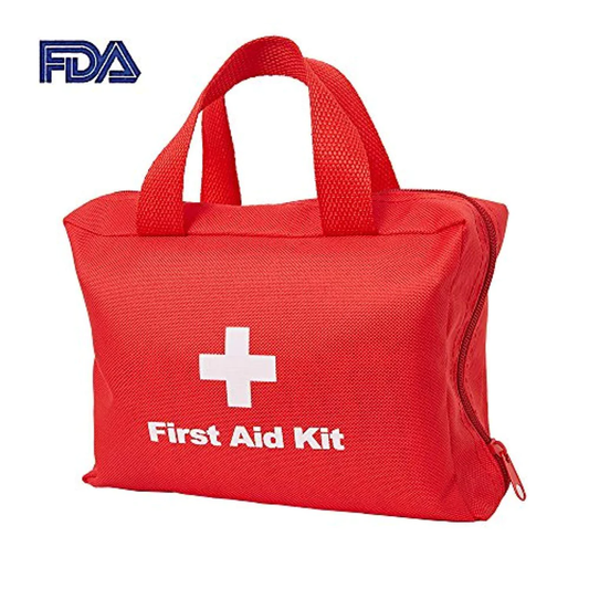 First Aid Essentials First Aid Kit, Red