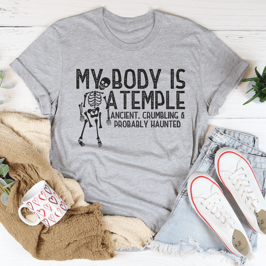 My Body Is A Temple Halloween T-Shirt