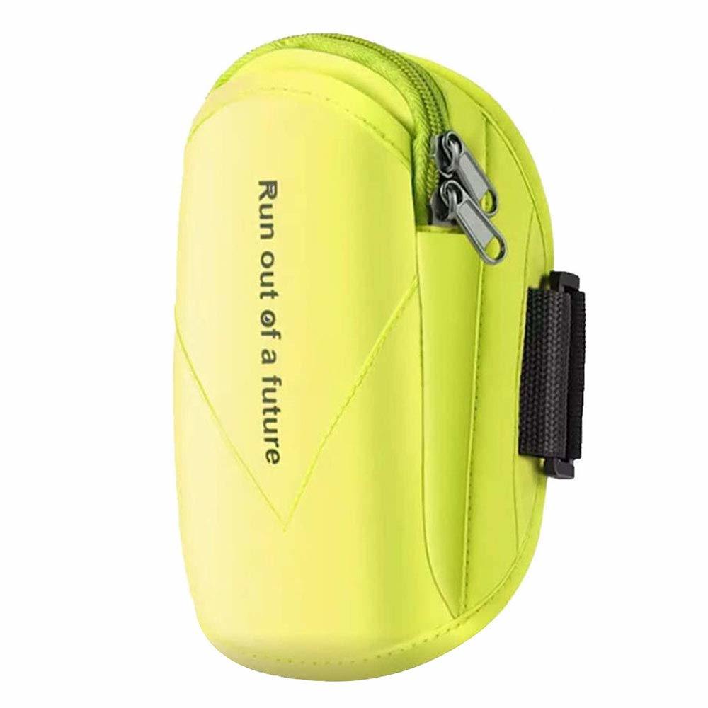 Women Multicolor Sports Armband Outdoor Full Reflective Night Running Cell Phone Holder Adjustable Sweatproof Waterproof Arm Bag for Men