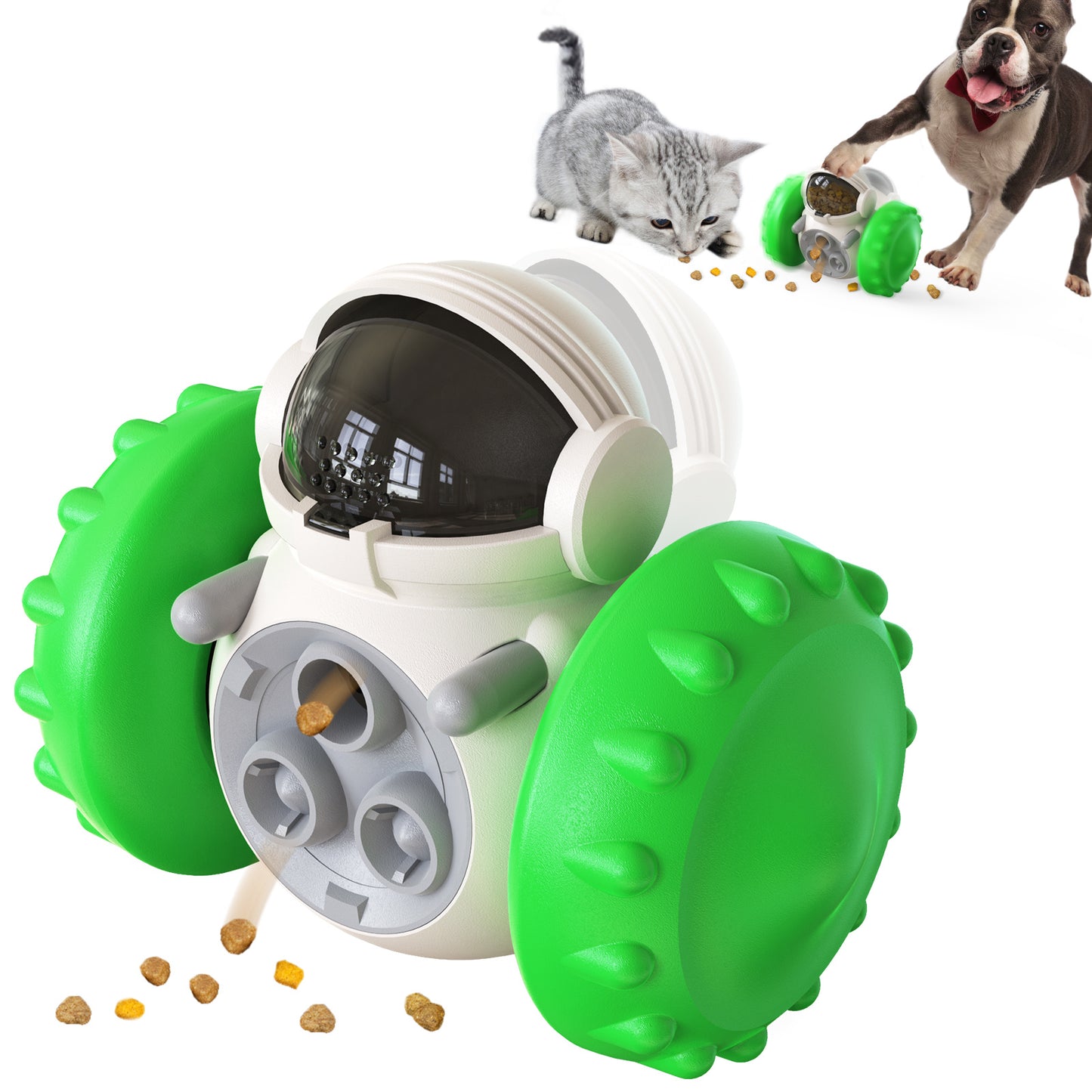 PawPartner Dog Tumbler Interactive Toys Increases Pet IQ Slow Feeder Labrador French Bulldog Swing Training Food Dispenser