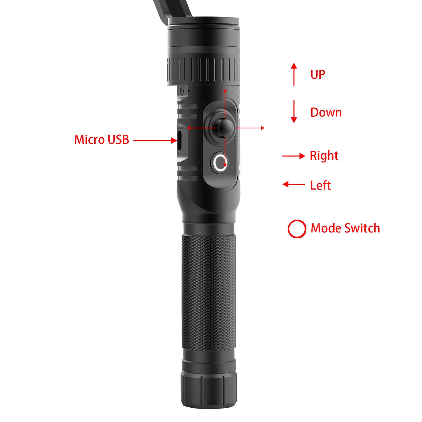 3-Axis Handheld Gimbal Stabilizer for Smartphones up to 6'