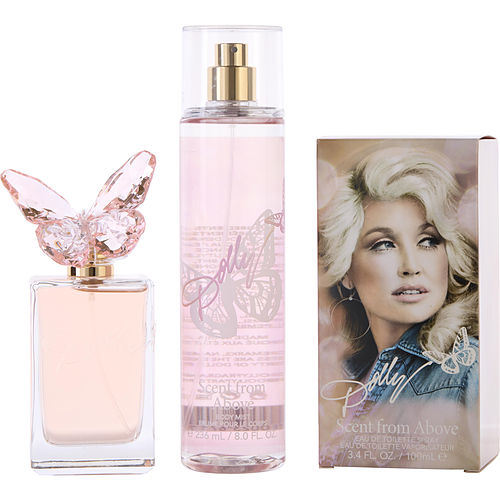 DOLLY PARTON SCENT FROM ABOVE by Dolly Parton EDT SPRAY 3.4 OZ & BODY MIST 8 OZ