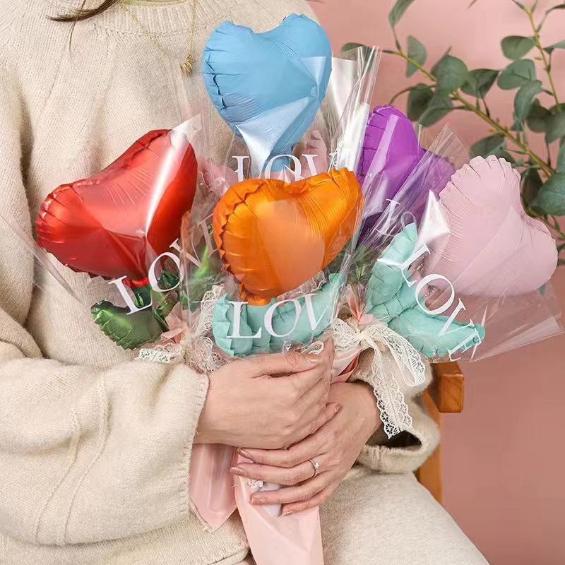 Mother's Day Goddess's Day Valentine's Day holding love flower balloon kindergarten mall activities gifts