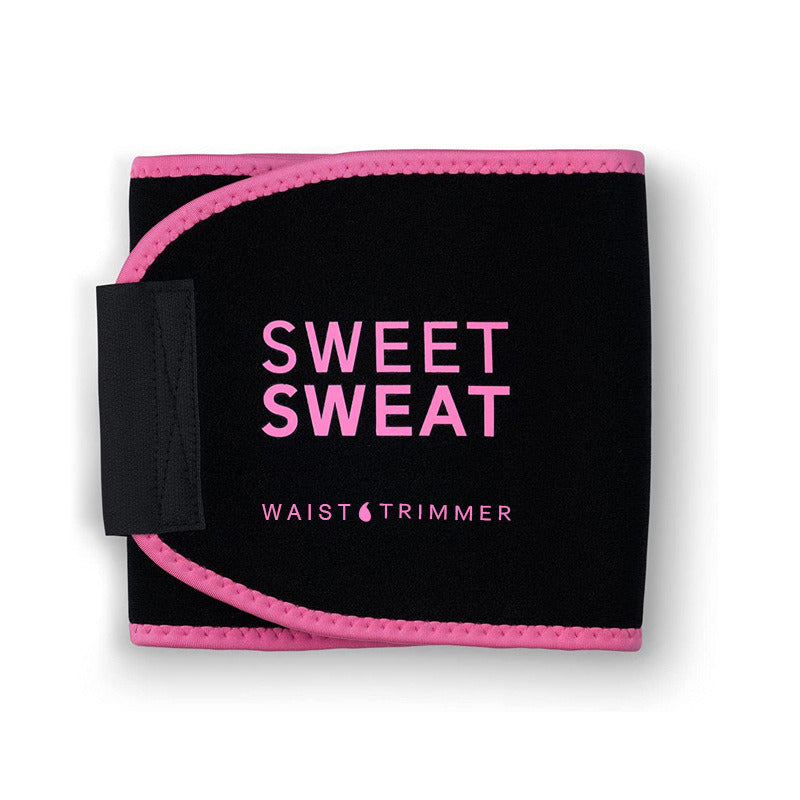 Sweet Sweat Waist Trimmer for Women and Men - Sweat Band Waist Trainer for High-Intensity Training & Workouts