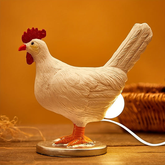 Bring Home a Lifelike Chicken Egg Lamp - 3D LED Night Light with USB