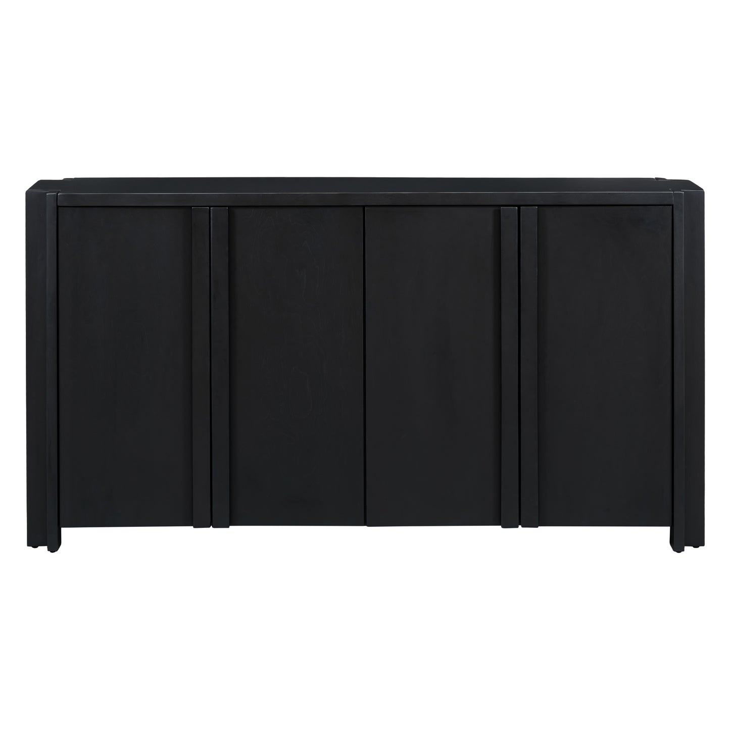 U_Style Designed Storage Cabinet Sideboard with 4 Doors , Adjustable Shelves, Suitable for Living Rooms, Entrance and Study Rooms.