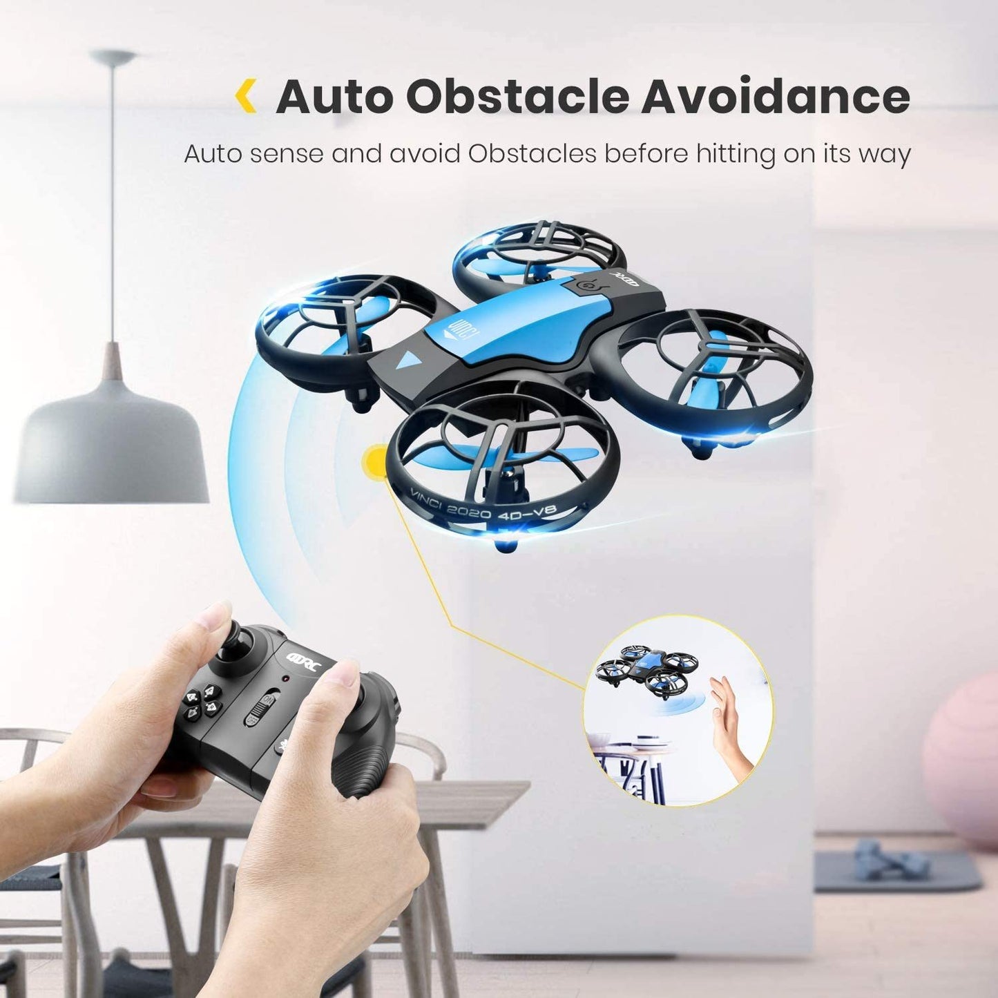 4DRC V8 Mini Drone Height Keep Foldable Quadcopter Toy Gift