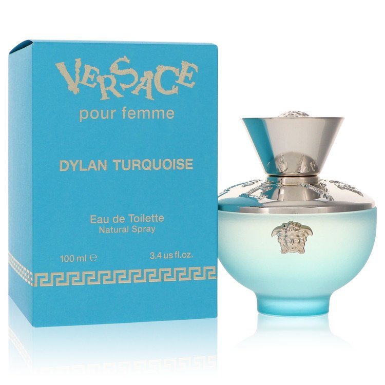 Versace Pour Femme Dylan Turquoise by Versace Eau De Toilette Spray 3.4 oz