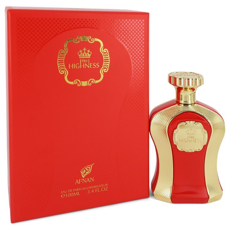 Her Highness Red por Afnan Eau De Parfum Spray 3.4 oz