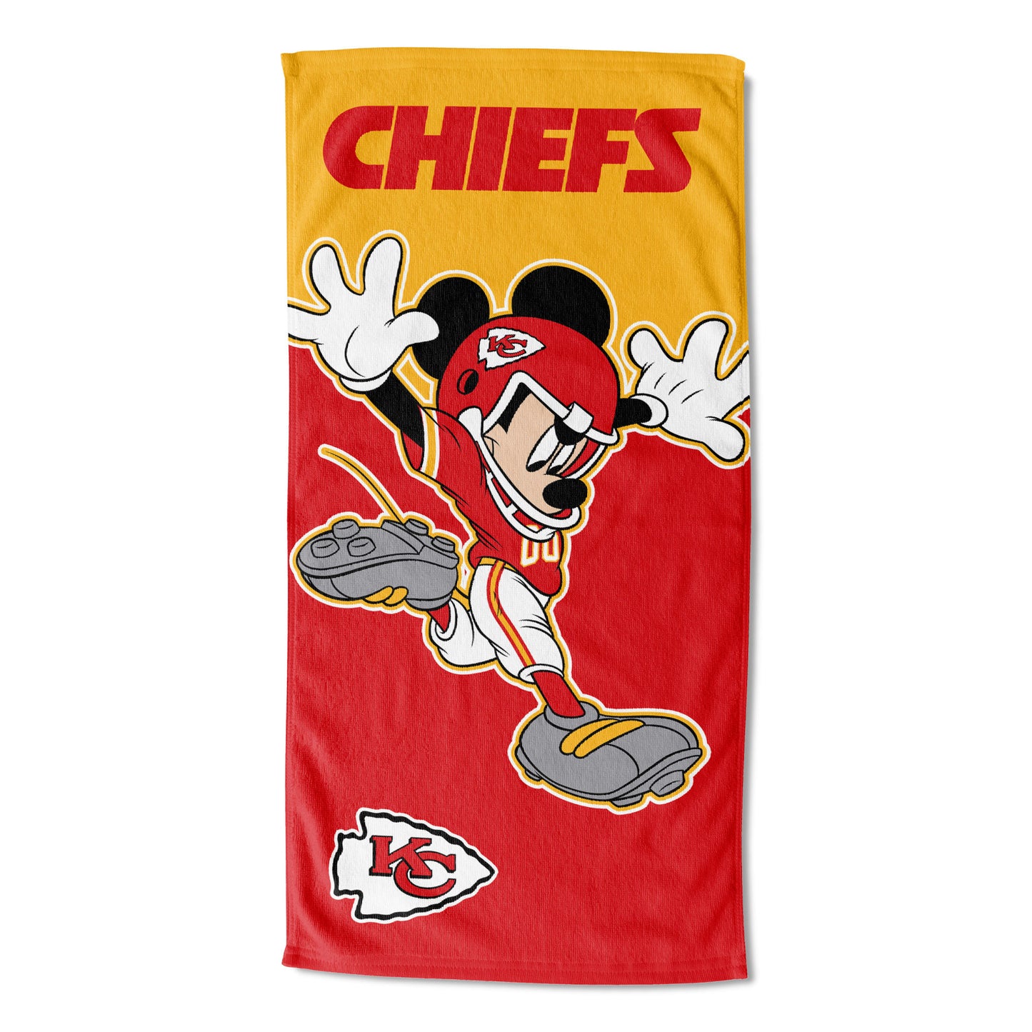 Disney NFL Mickey Chiefs Splash Hugger Beach Towel
