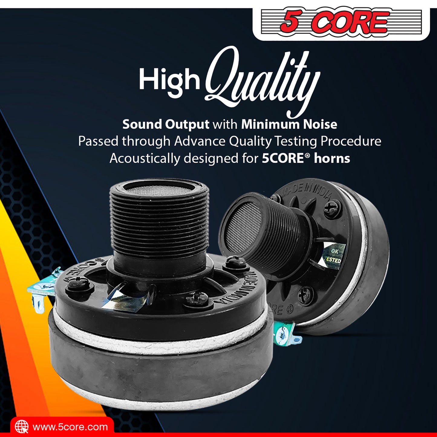 5 Core High Frequency Compression Horn Driver 8 Ohms