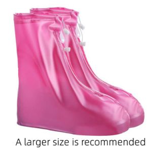 1 Pair Reusable Rain Boot Covers; Anti-slip Wear Protector; Waterproof Shoe Cover