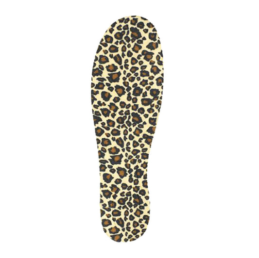 2 pares de plantillas para aumentar la altura con almohadillas de aire para zapatos, elevadores para hombres y mujeres, leopardo