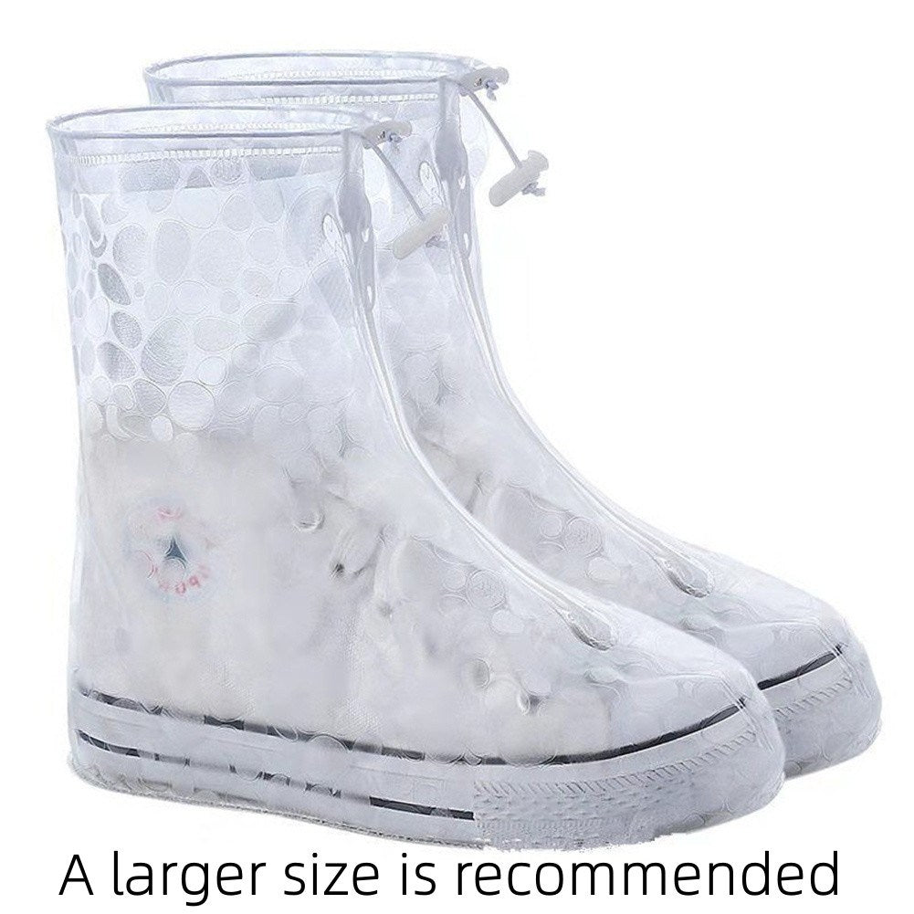 1 Pair Reusable Rain Boot Covers; Anti-slip Wear Protector; Waterproof Shoe Cover