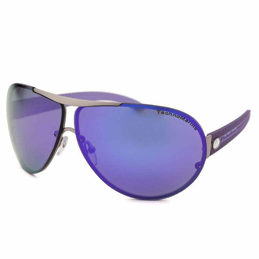 Technomarine Cruise Speedway Aviator TMEW007-04 Pilot Sunglasses - Purple / Grey