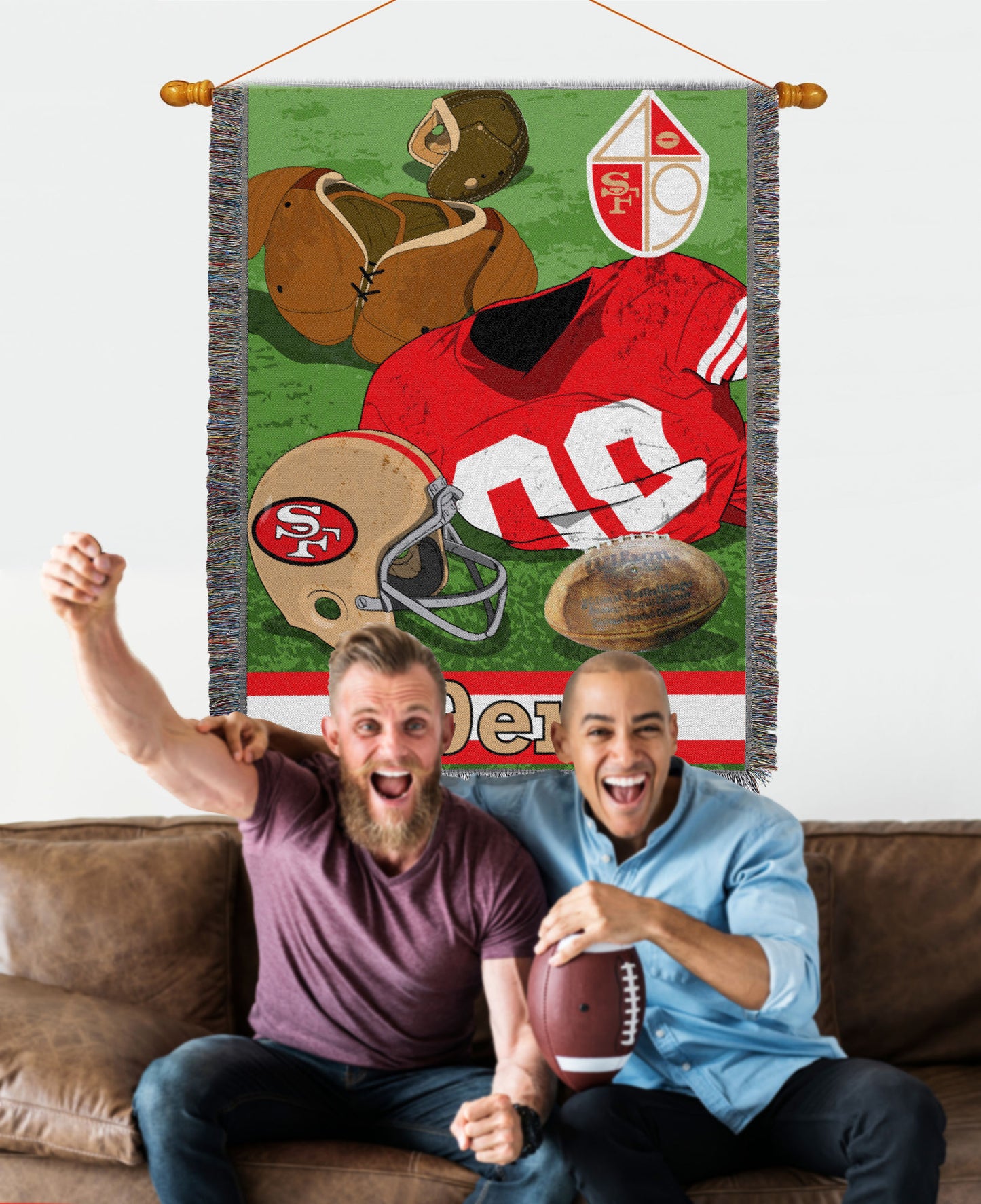 NFL 051 49ers Vintage Tapestry