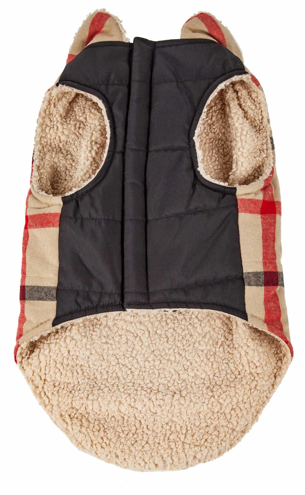 Pet Life 'Allegiance' Classical Plaided Insulated Dog Coat Jacket