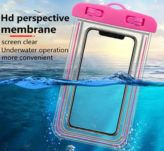 Waterproof Phone Pouch, Universal Waterproof Phone case, Dry Bag Outdoor Beach Bag for iPhone 12 11 8 7 Pro Max SE XR/Samsung Galaxy s21 Note 20/Google Pixel/Moto G7/Oneplus/LG, Samsung (Blue)