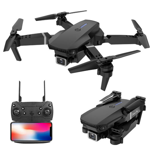 Foldable Air Drone FPV Live Video RC Quadcopter For UAV Beginner Custom Route; One Key Backward