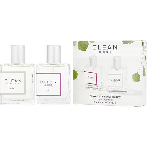 CLEAN VARIETY by Dlish 2 PIECE VARIETY WITH SKIN & ULTIMATE AND BOTH ARE EAU DE PARFUM SPRAY 2 OZ