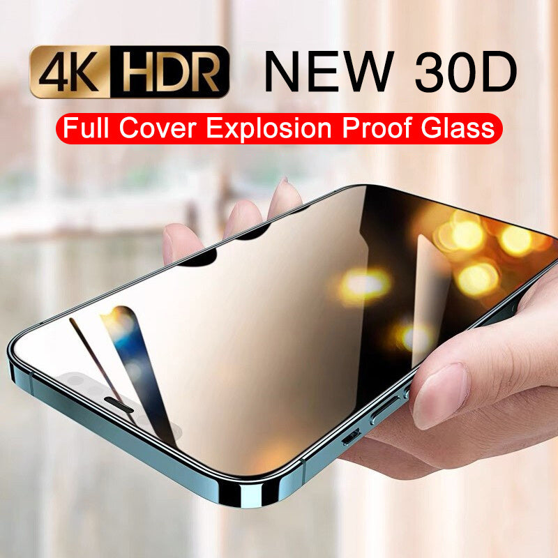 3pcs 30D Full Cover Protective Glass On For ; iPhone 13 12 11 14 PRO MAX X XR Screen Protector IPhone 6 7 8 14 Plus Tempered Glass Film