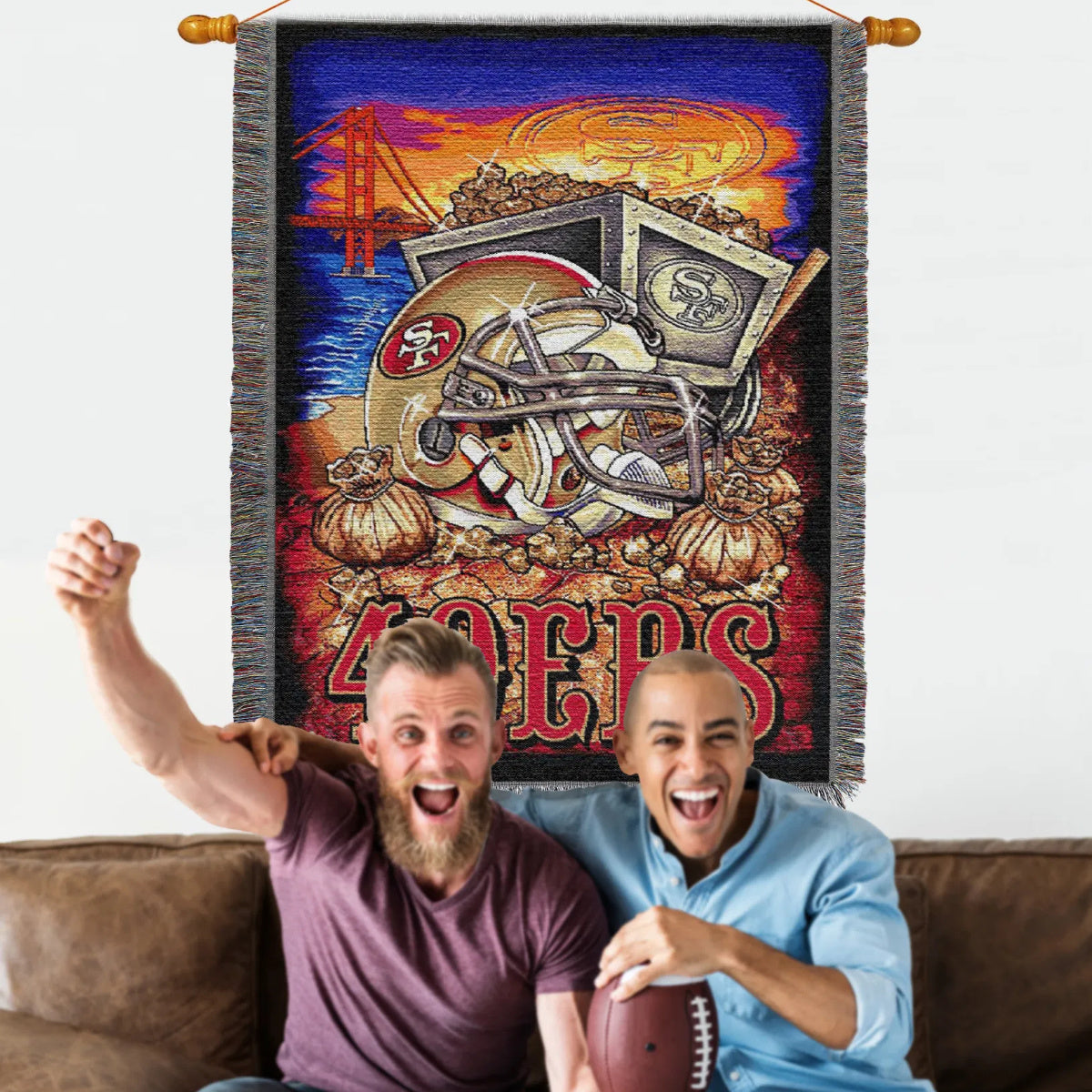 NFL 051 49ers Home Field Advantage Tapestry