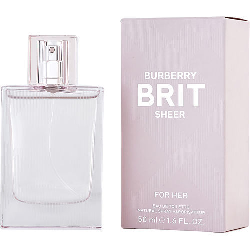 BURBERRY BRIT SHEER by Burberry EDT SPRAY 1.6 OZ (NEW PACKAGING)