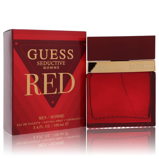 Guess Seductive Homme Red by Guess Eau De Toilette Spray 3.4 oz