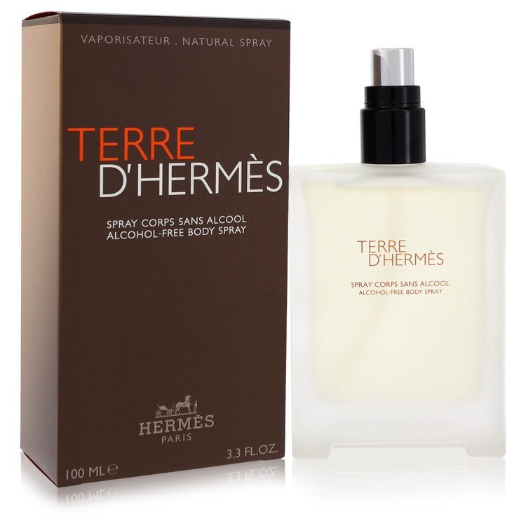 Terre D'Hermes by Hermes Body Spray (Alcohol Free) 3.3 oz