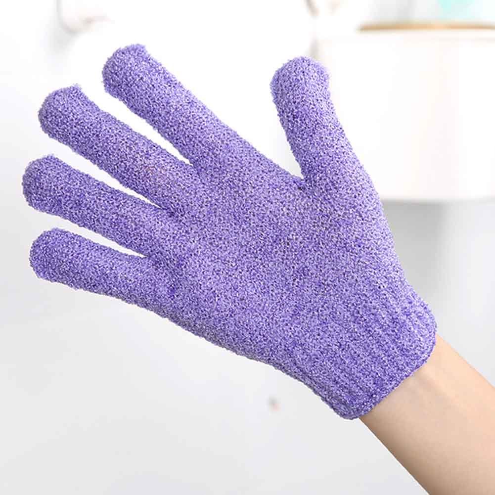 2 Pairs Cleansing Scrubber Bath Mitts Exfoliating Gloves Shower Gloves