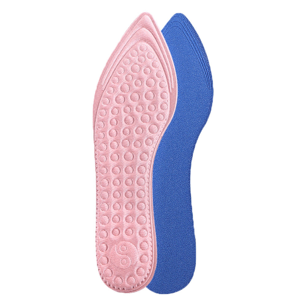 3 Pairs High Heel Cushion Shoe Insoles Shock Absorption Foot Inserts Pad for Ladies Sandals - Pink