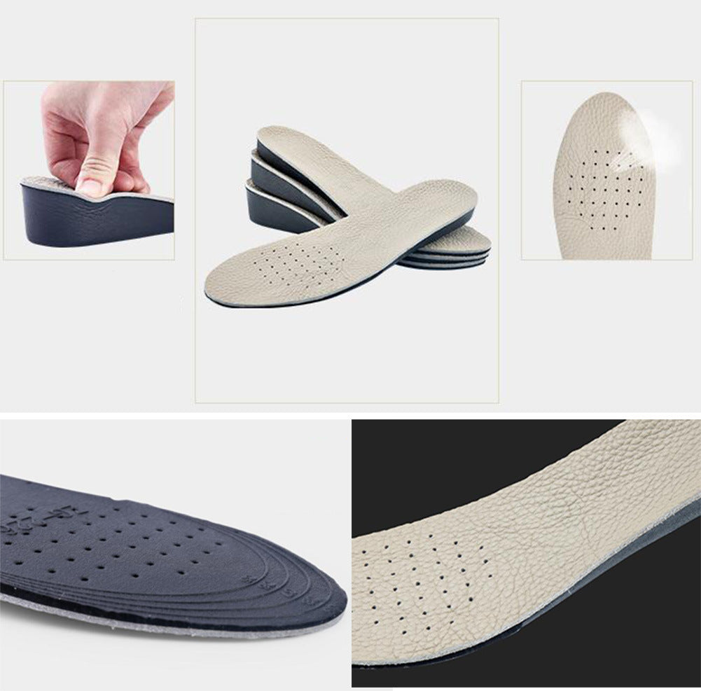 Breathable Height Increase Insole for Men Shock Absorption Shoe Insert