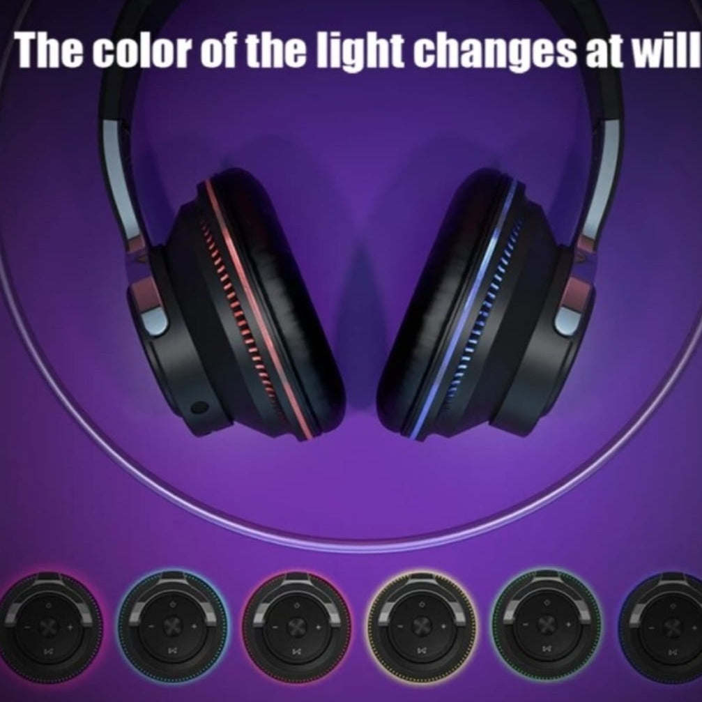 Ninja Dragon Wireless Light Changing Bluetooth Gaming Headset