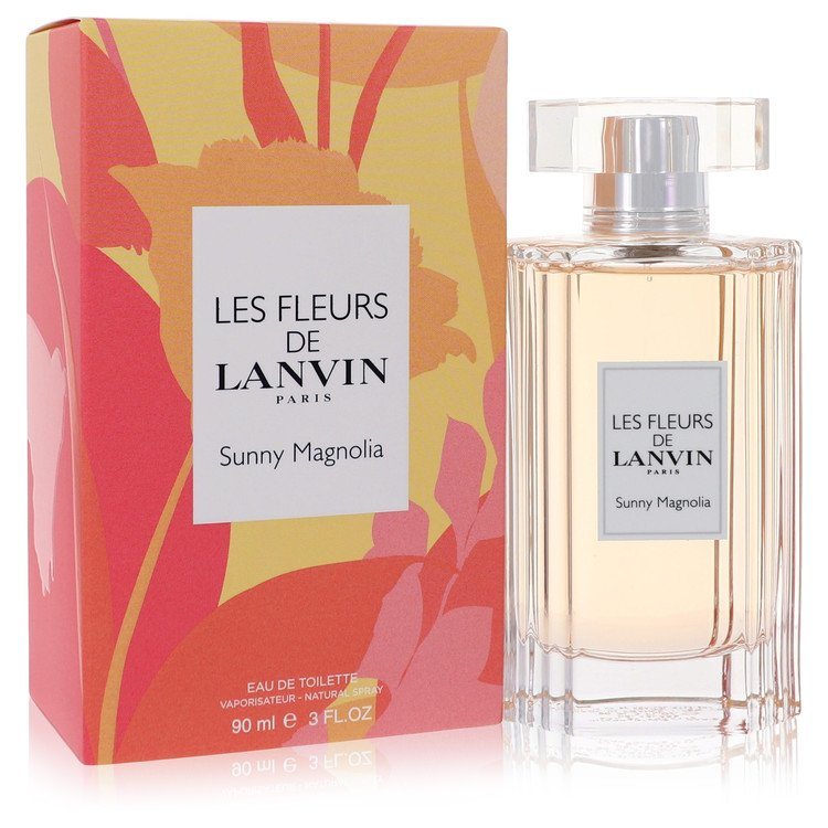 Les Fleurs De Lanvin Sunny Magnolia by Lanvin Eau De Toilette Spray 3 oz