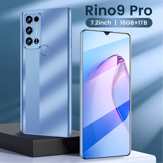 Wholesale Brand New Mobile Phone Rino9 Pro Dual Nano SIM Android Smart Phone. Ready In Stock.