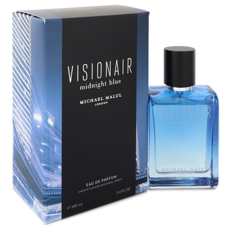 Visionair Midnight Blue by Michael Malul Eau De Parfum Spray 3.4 oz
