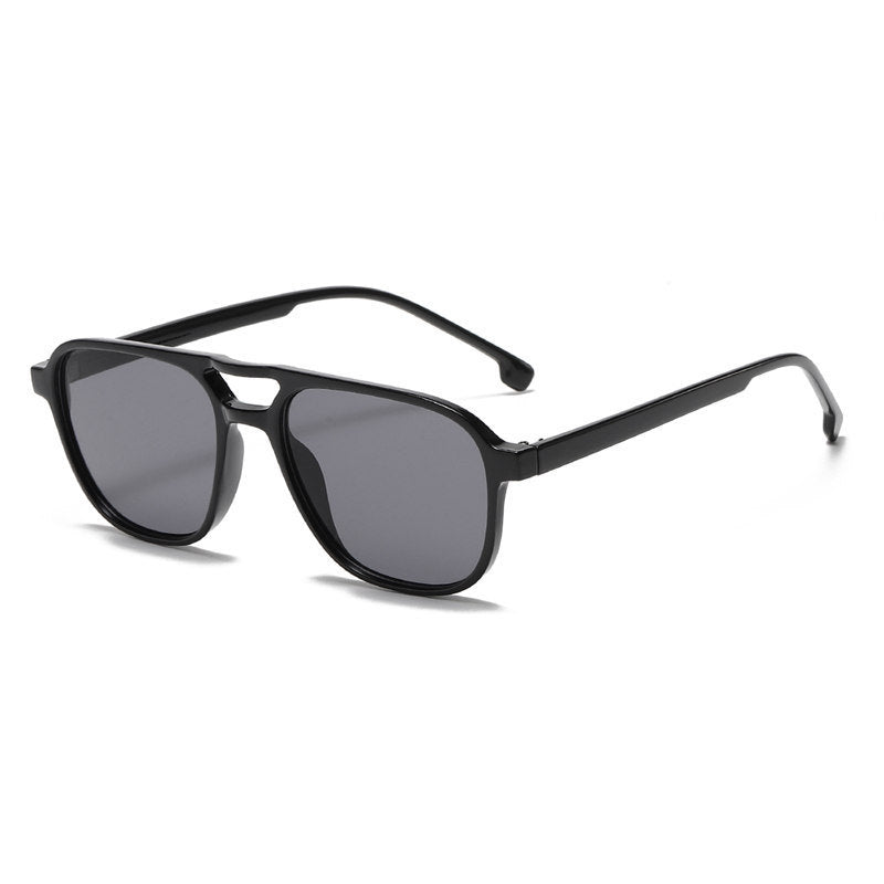 Fashion Women Pilot Sunglasses Shades UV400 Vintage Double Bridge Leopard Eyewear Men Gradient Lens Sun Glasses gafas de sol