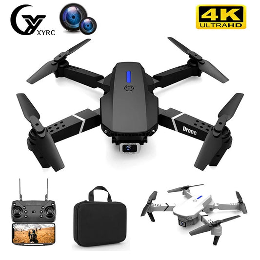 E88 Pro WIFI FPV Drone With Wide Angle HD 4K Camera Height Hold RC Foldable Quadcopter Drone Gift Toy